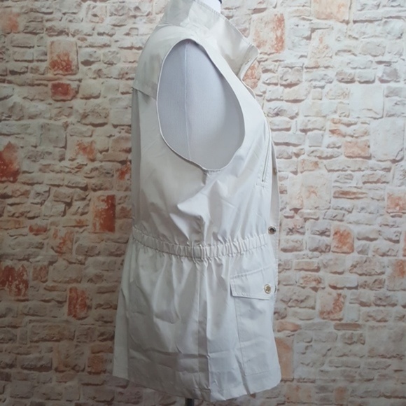 New Jones New York Cream Utility Vest - Picture 3 of 7